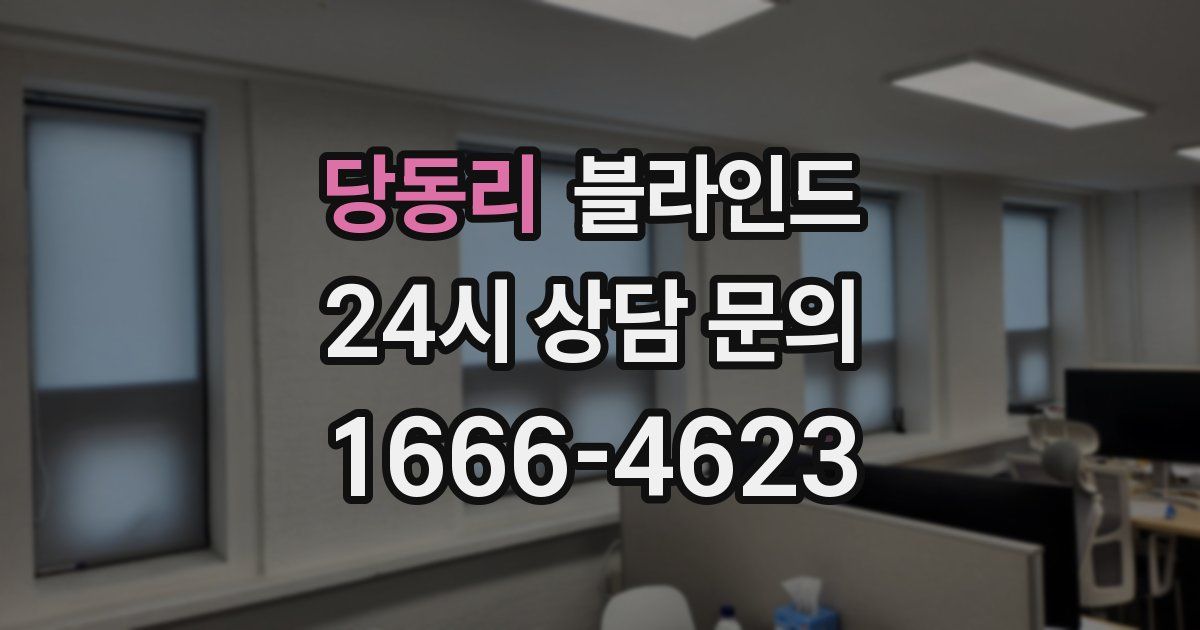 당동리 블라인드