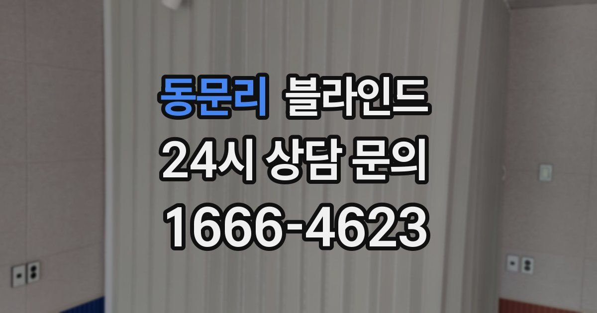 동문리 블라인드
