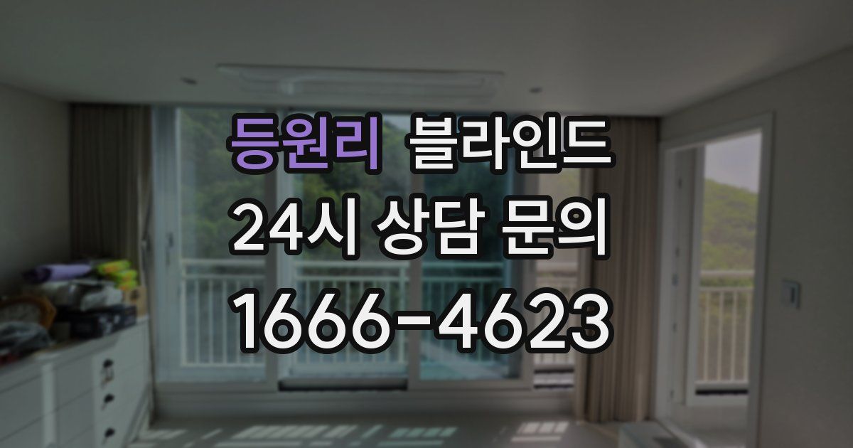 등원리 블라인드