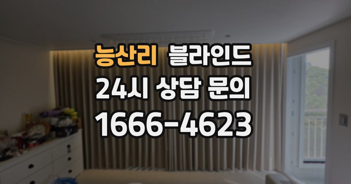 능산리 블라인드