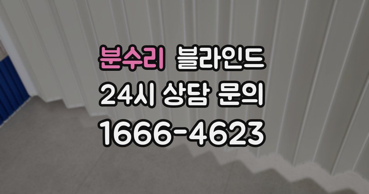 분수리 블라인드