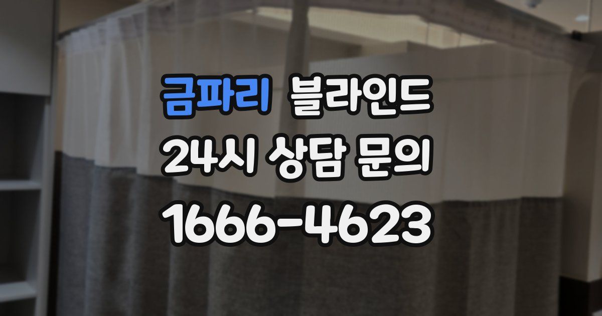 금파리 블라인드