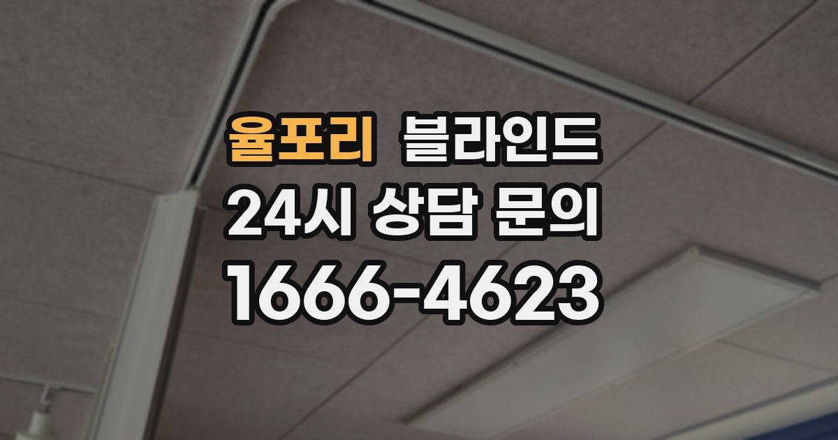 율포리 블라인드