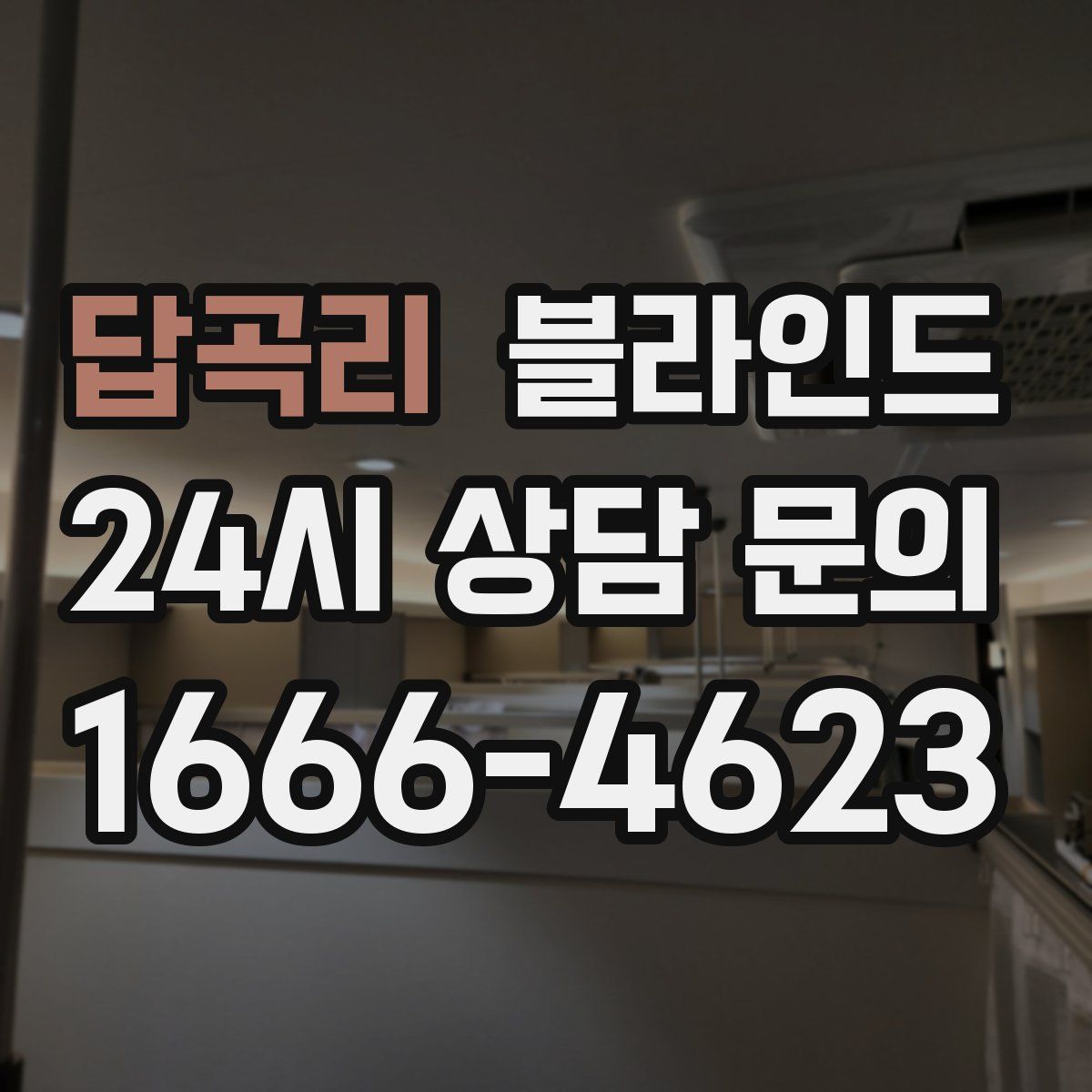 답곡리 블라인드