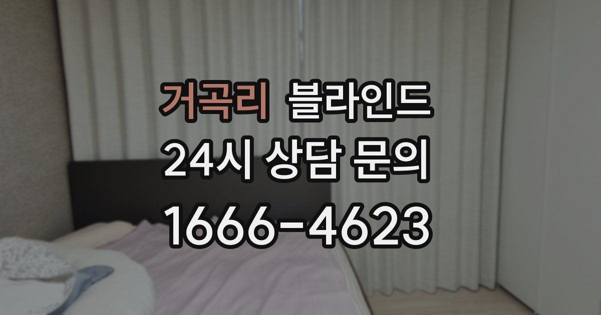 거곡리 블라인드