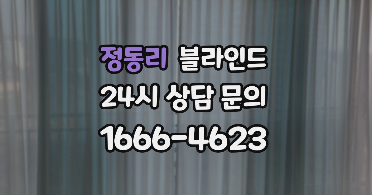 정동리 블라인드