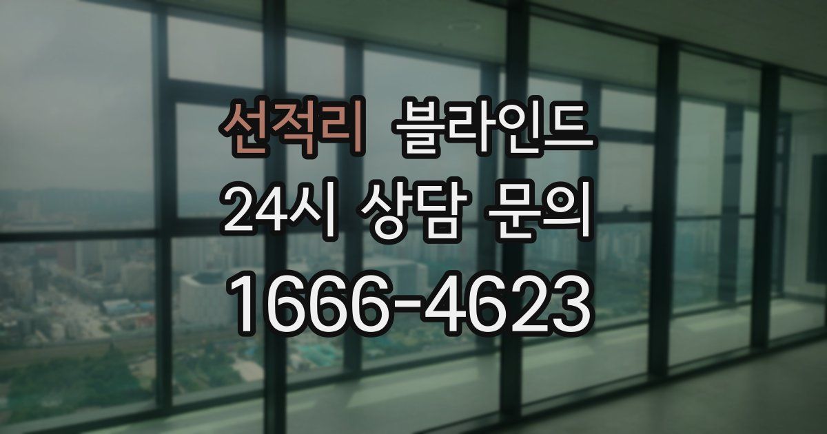 선적리 블라인드