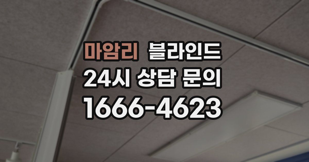 마암리 블라인드