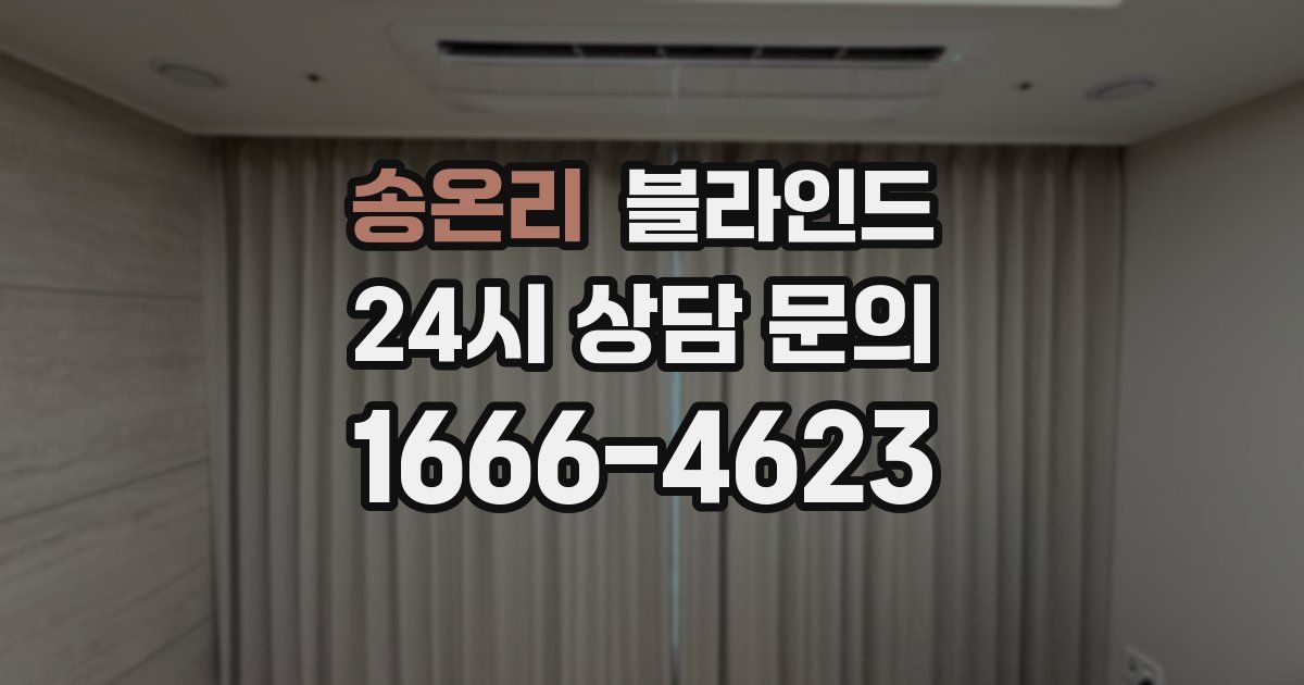 송온리 블라인드