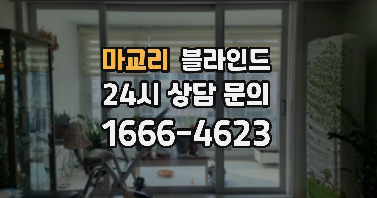 마교리 블라인드