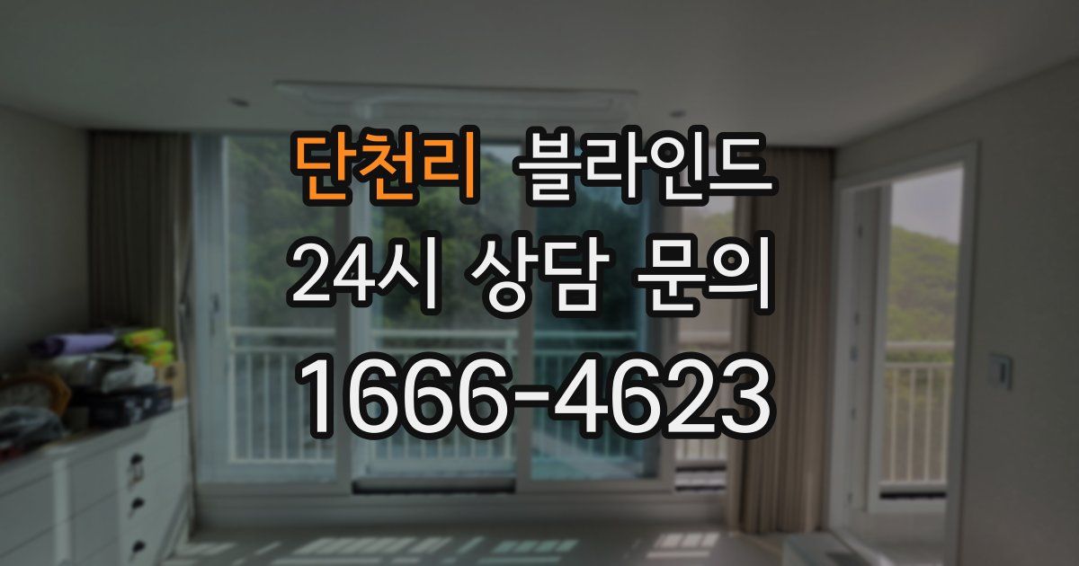단천리 블라인드