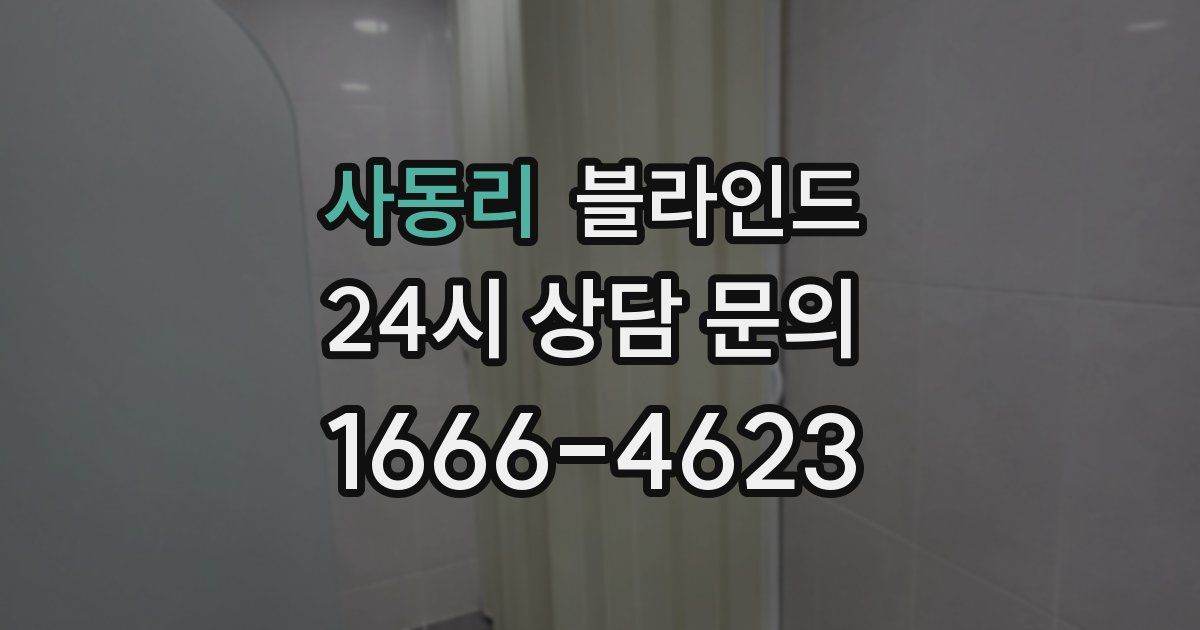 사동리 블라인드