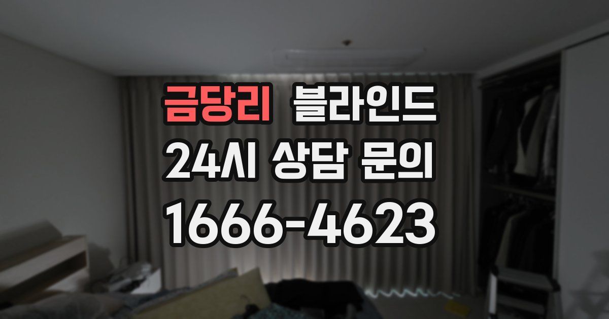 금당리 블라인드