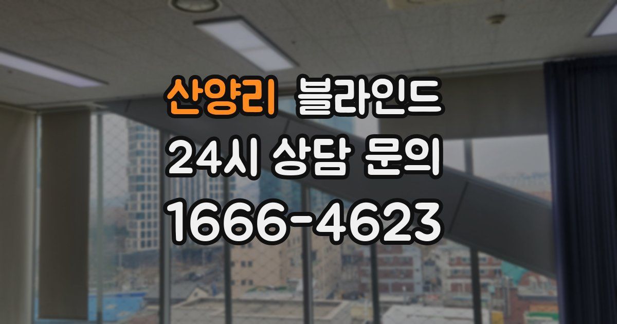 산양리 블라인드