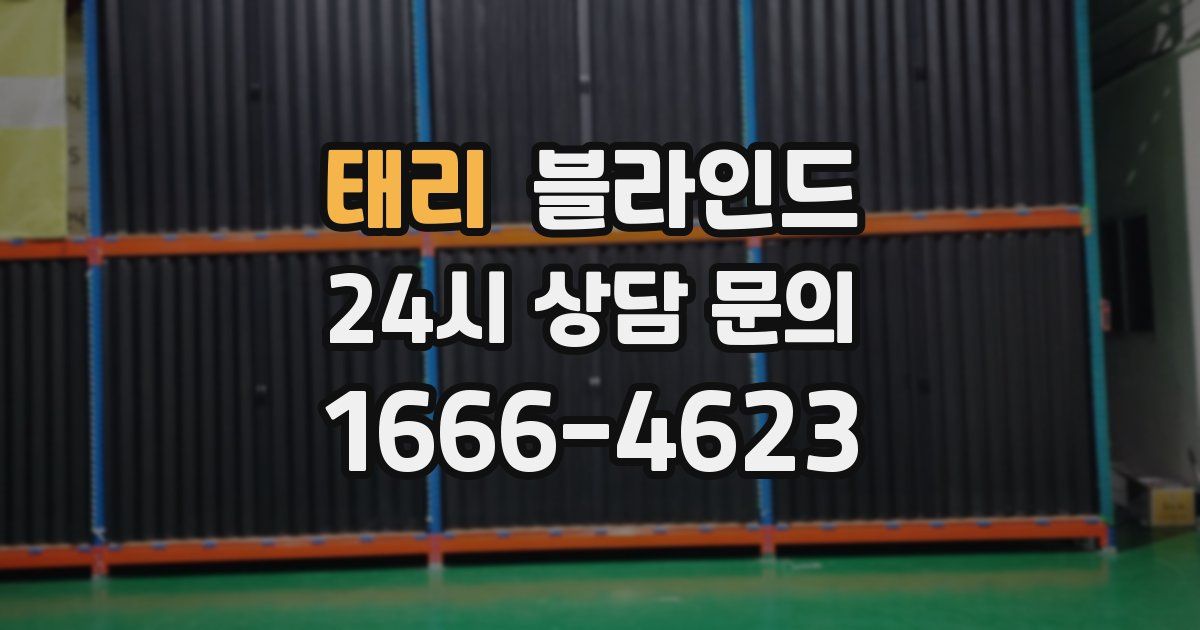 태리 블라인드