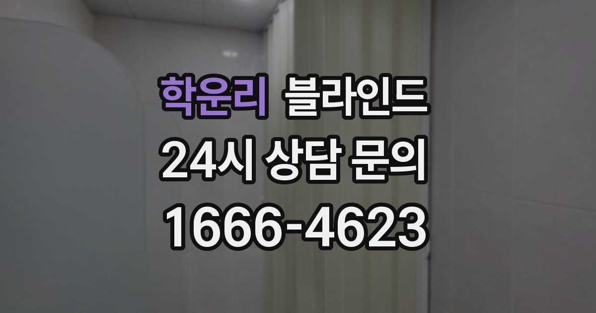 학운리 블라인드