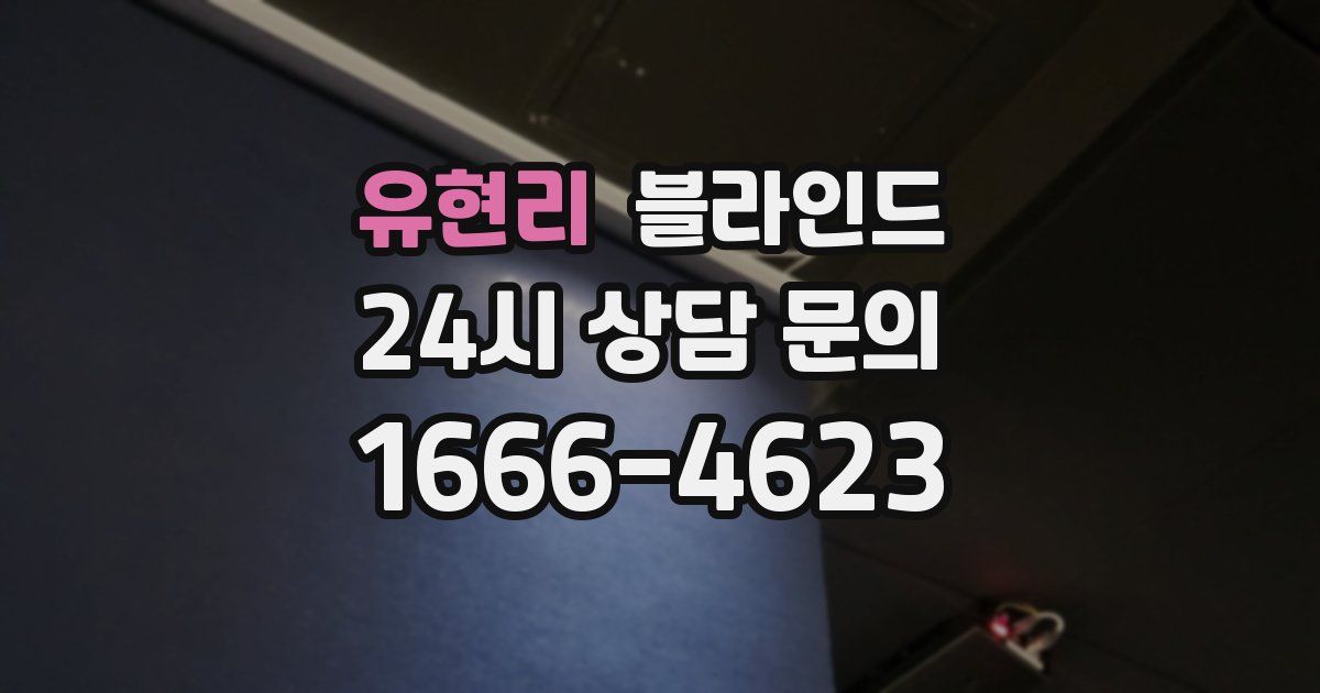 유현리 블라인드