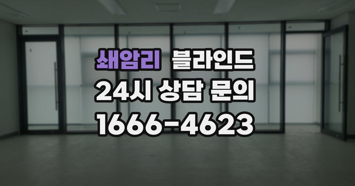 쇄암리 블라인드