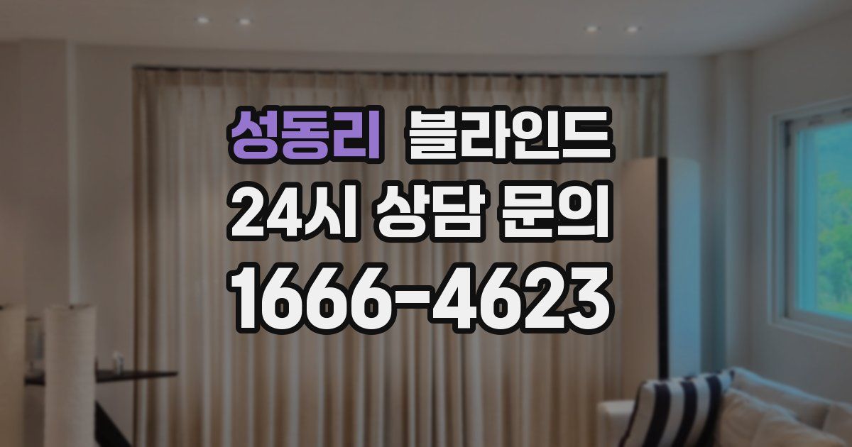 성동리 블라인드