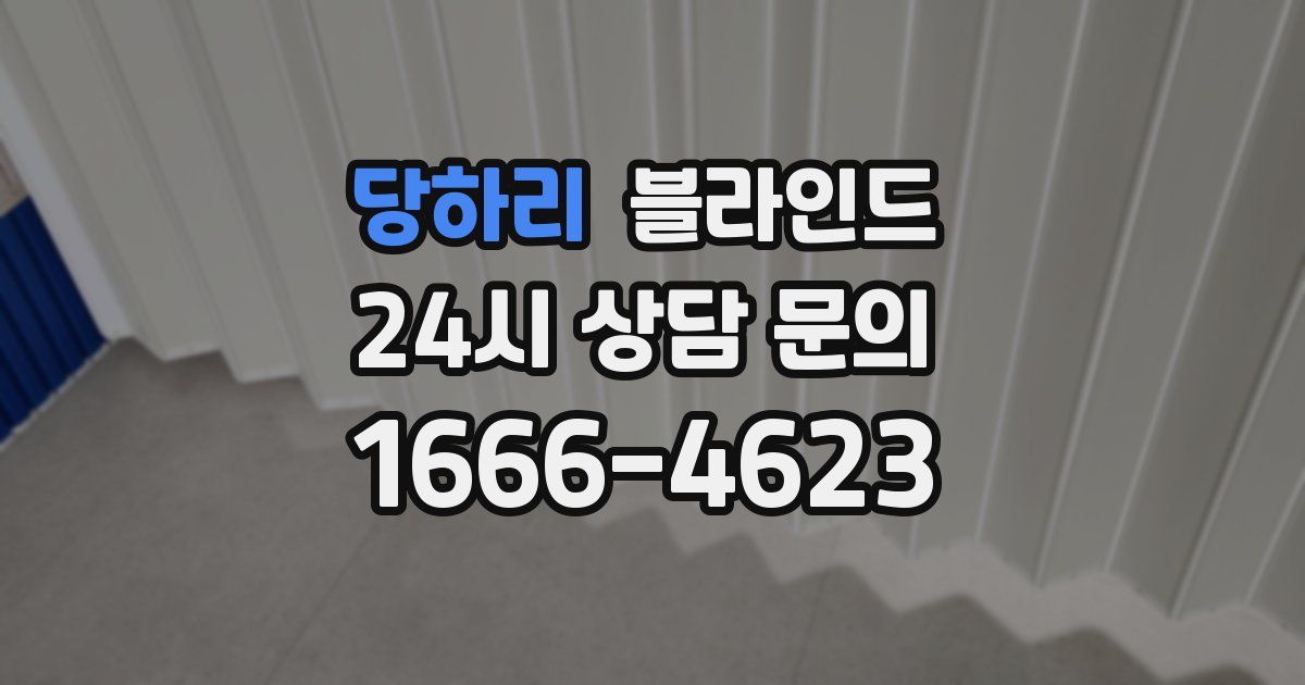 당하리 블라인드