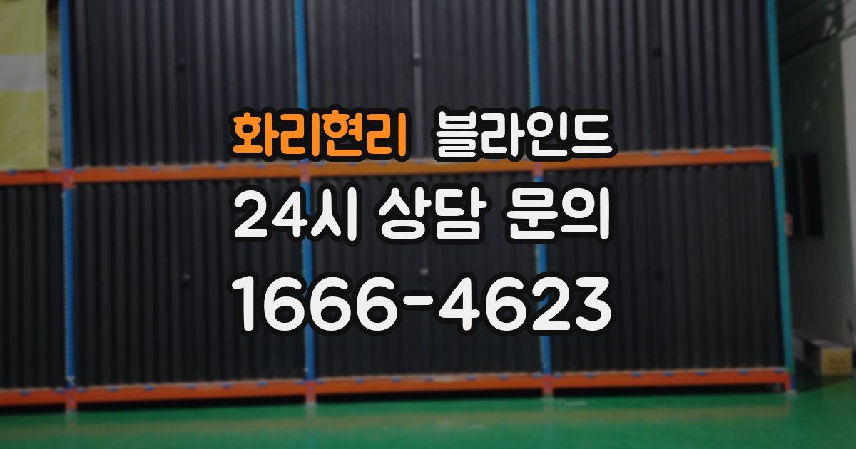 화리현리 블라인드