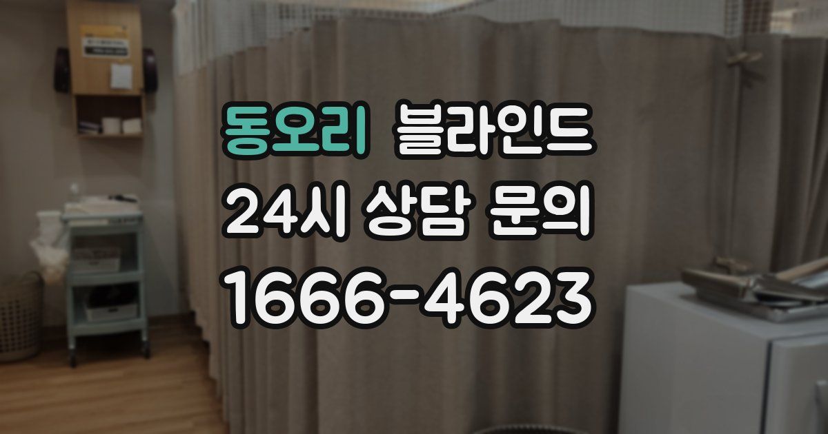 동오리 블라인드