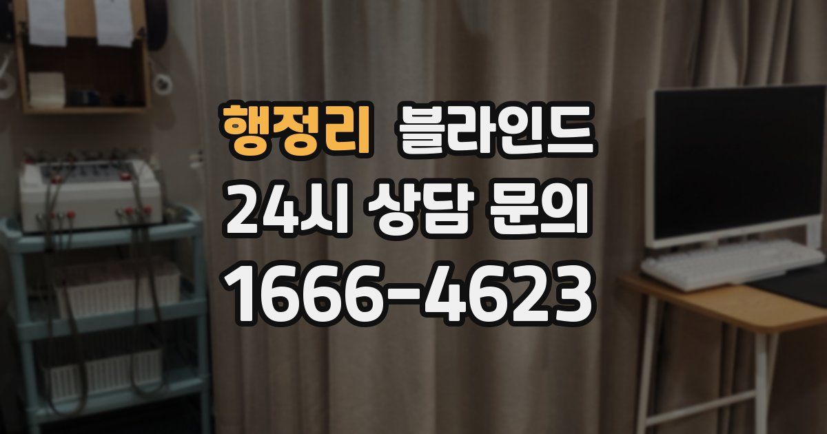 행정리 블라인드