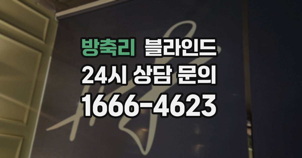 방축리 블라인드