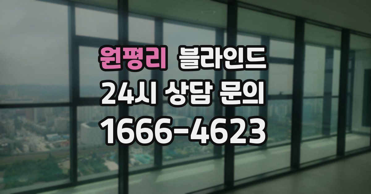 원평리 블라인드