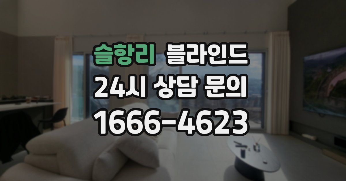 슬항리 블라인드
