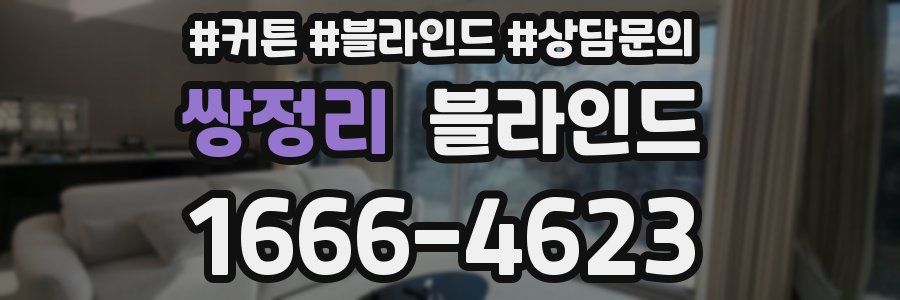 쌍정리 블라인드