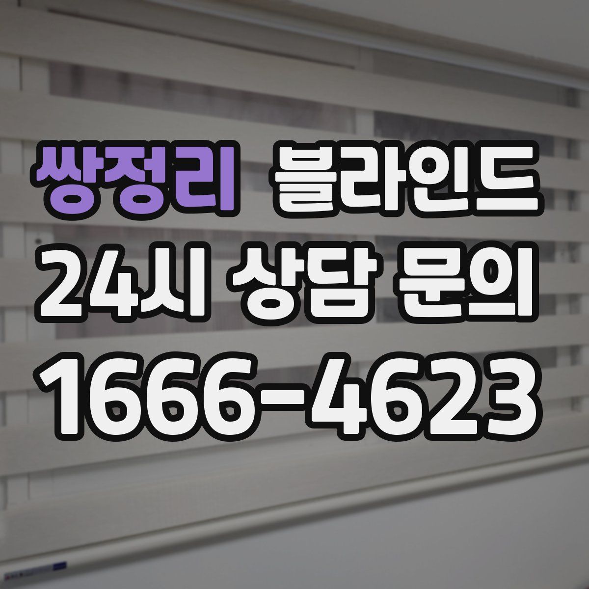 쌍정리 블라인드