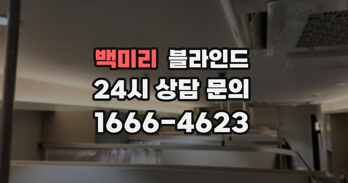 백미리 블라인드