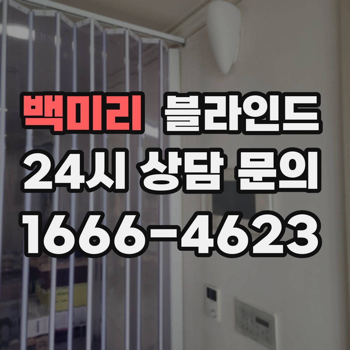 백미리 블라인드