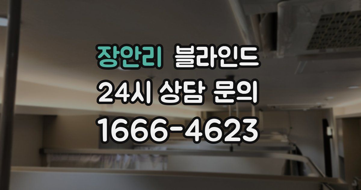 장안리 블라인드