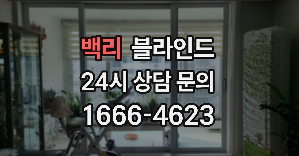 백리 블라인드