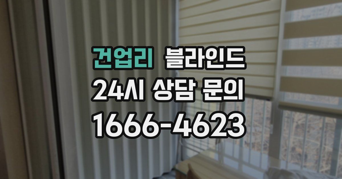 건업리 블라인드