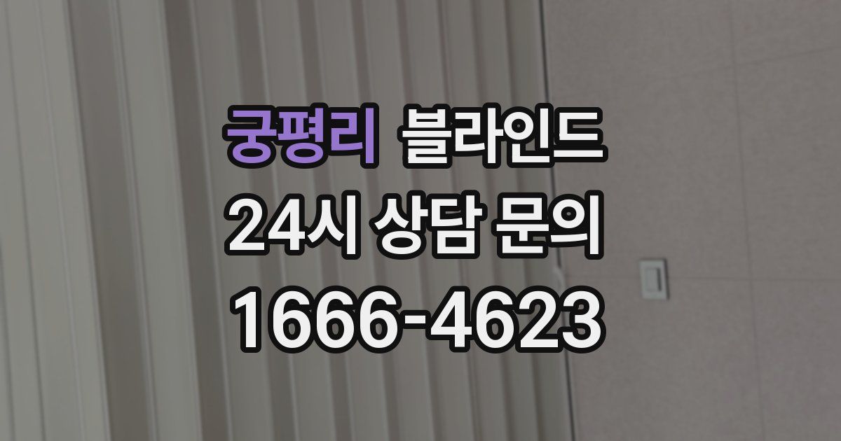 궁평리 블라인드