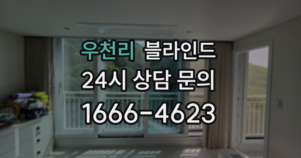 우천리 블라인드