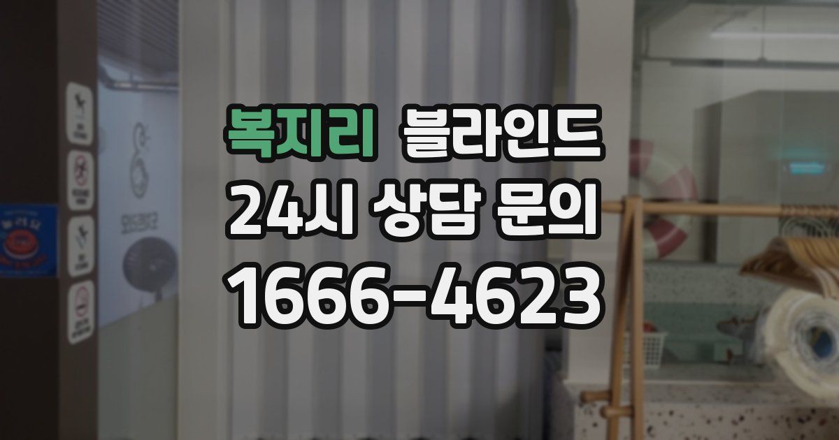 복지리 블라인드