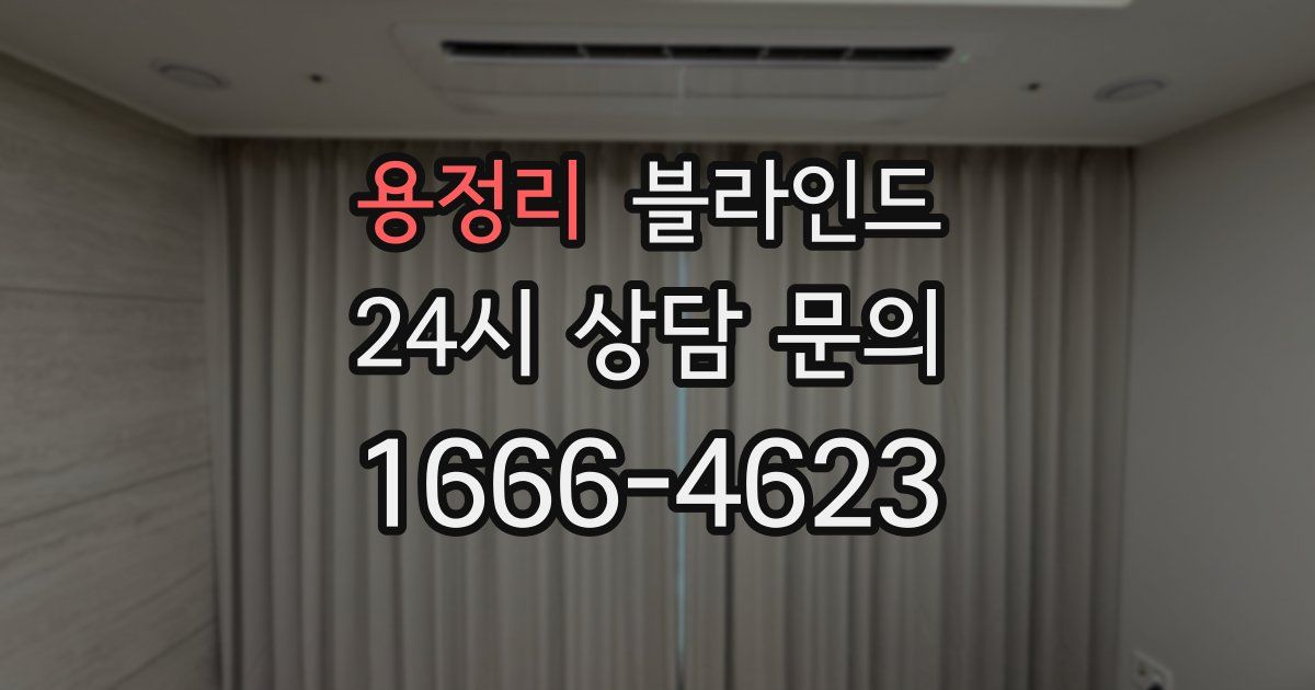 용정리 블라인드