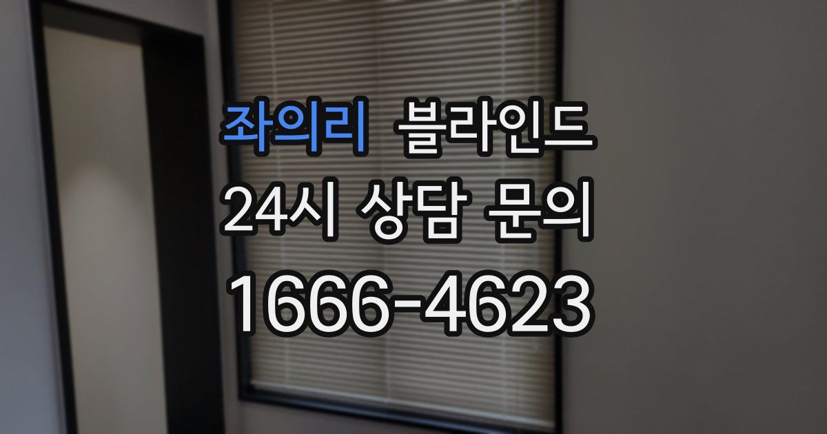 좌의리 블라인드