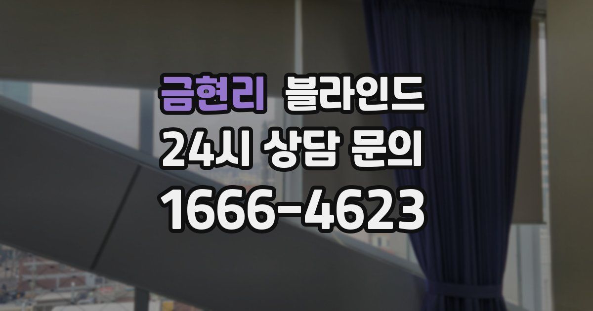 금현리 블라인드