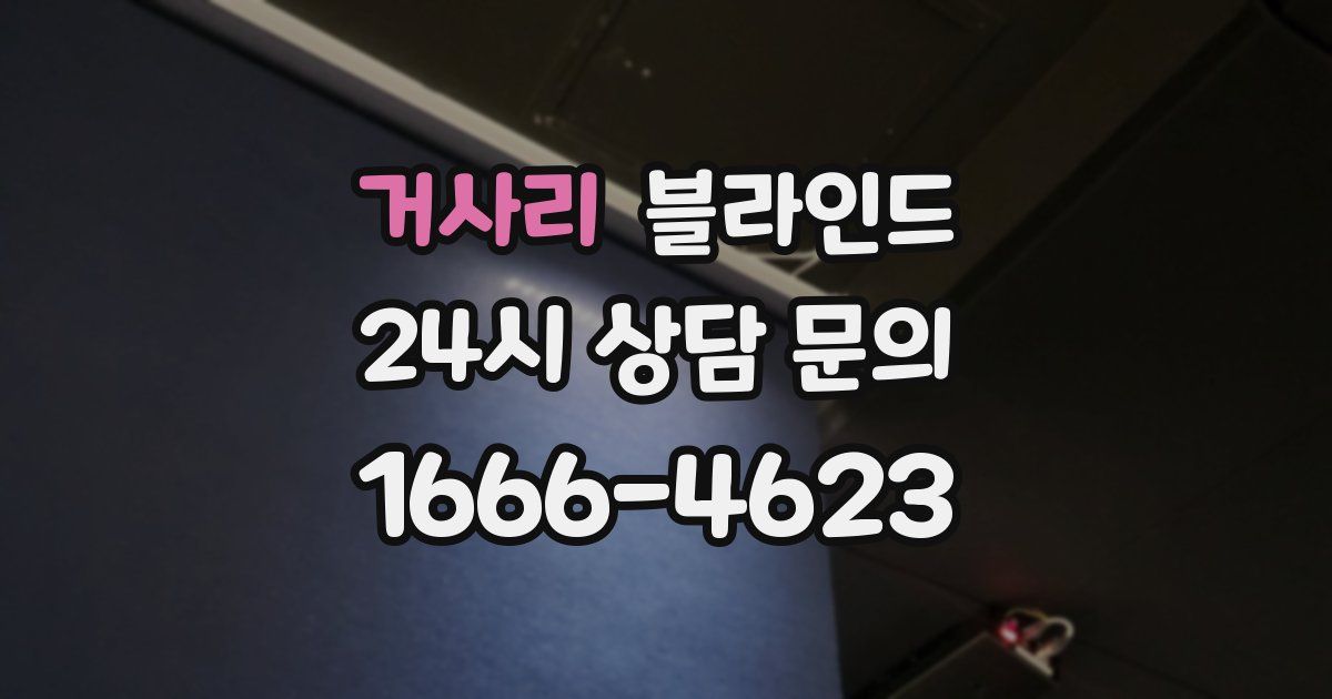 거사리 블라인드