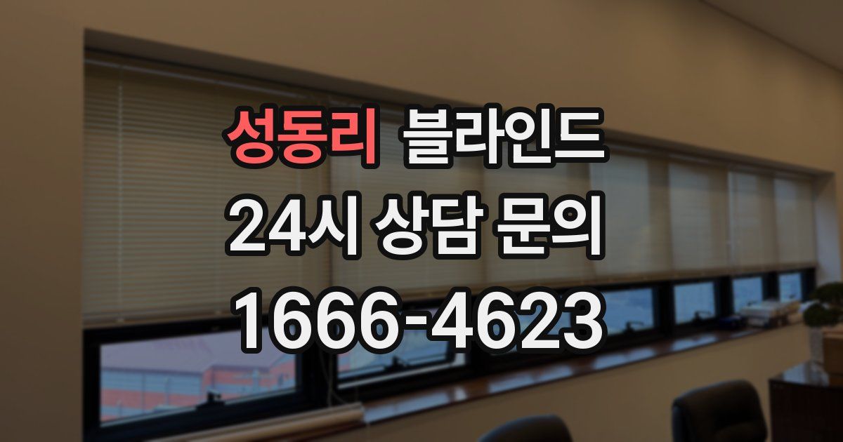 성동리 블라인드