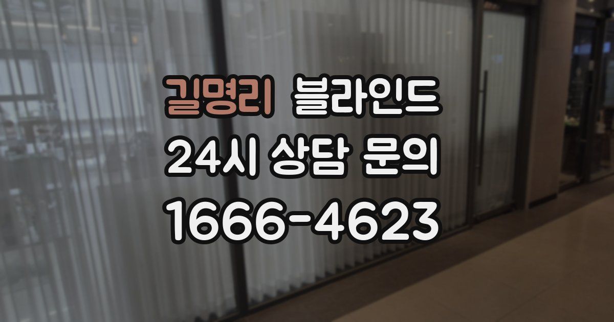 길명리 블라인드