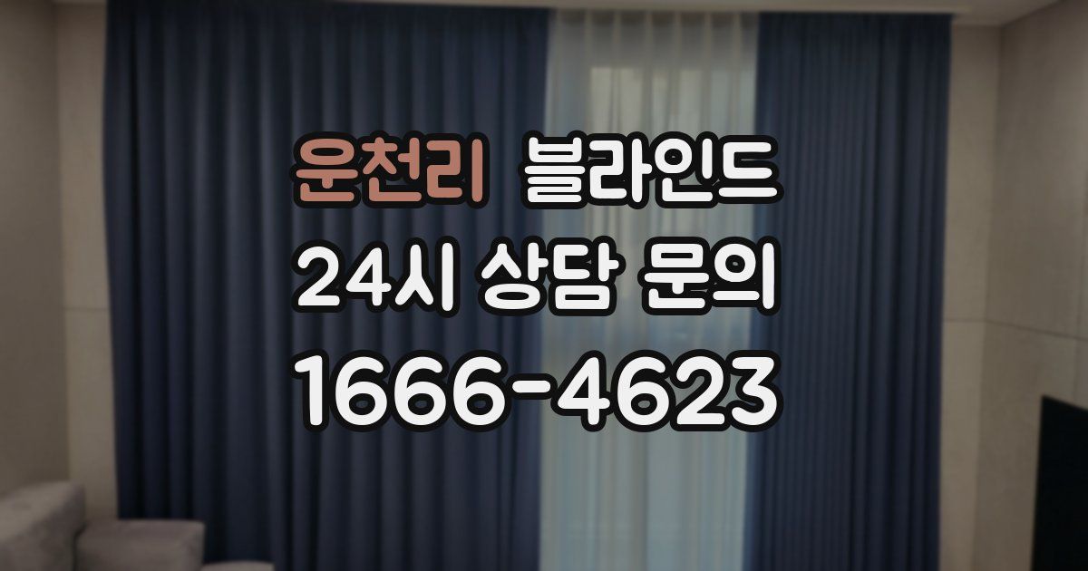 운천리 블라인드
