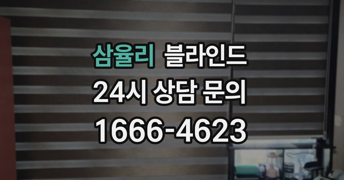 삼율리 블라인드