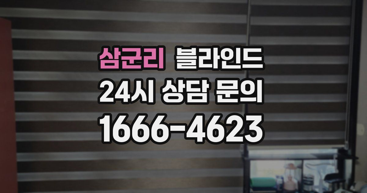 삼군리 블라인드