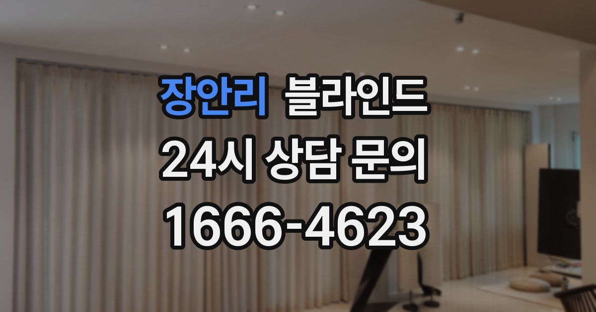 장안리 블라인드